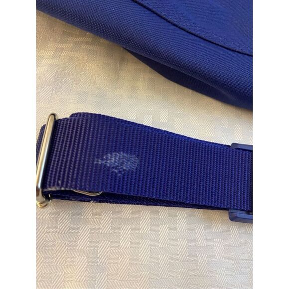 Polo Ralph Lauren blue duffle bag Big Pony 21x9 Shoulder strap Weekender Travel - Picture 4 of 6